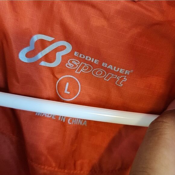 Women's Eddie Bauer Sport full zip windbreaker jacket, size large - Picture 3 of 4